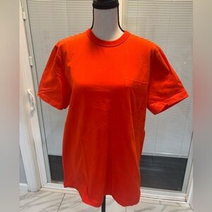 French Connection Heavy Vintage Short Sleeves T-shirt,Orange, Size M